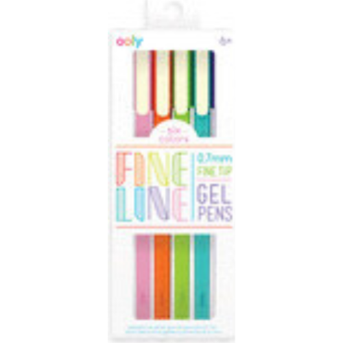 Fine Line Colored Gel Pen (Set of 6)
