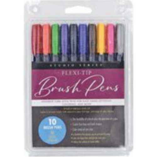 Flexi-Tip Brush Pens (10 Colors) Flexi-Tip Brush Pens (10 Colors)