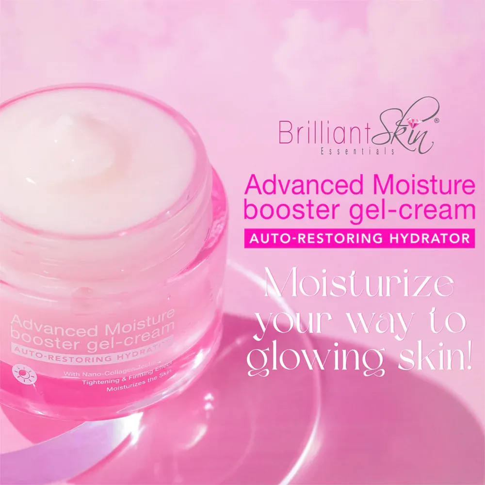 Brilliant Skin Advanced Moisture Booster Gel Cream Auto-Restoring Hydrator 50g