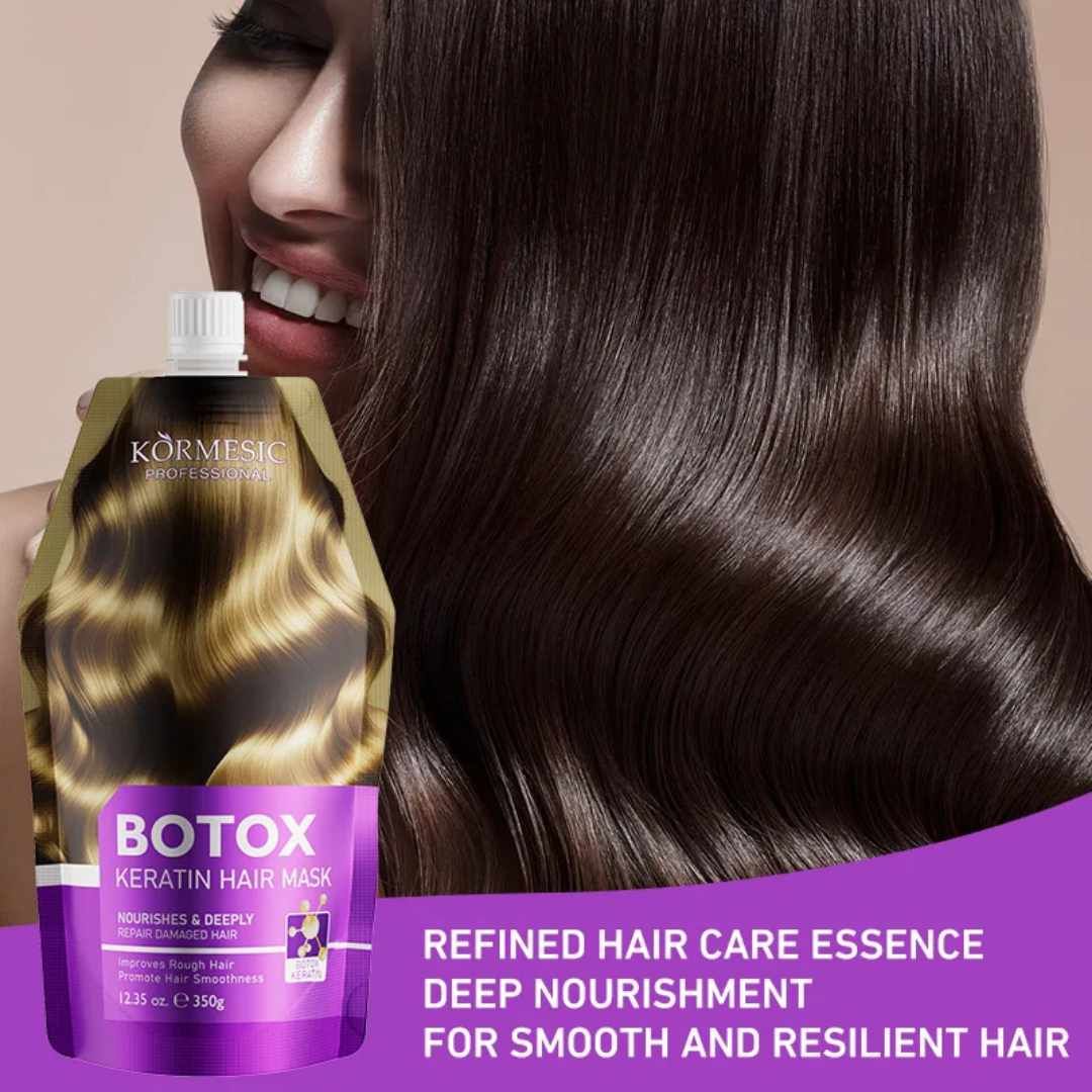 Kormesic Botox Keratin Hair Mask Repair Dry Damaged Nourishing Moisturizing Strengthening - 350g