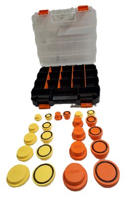 Code 61 and Code 62 Port Blanking Kit with open Double sided tray Tray