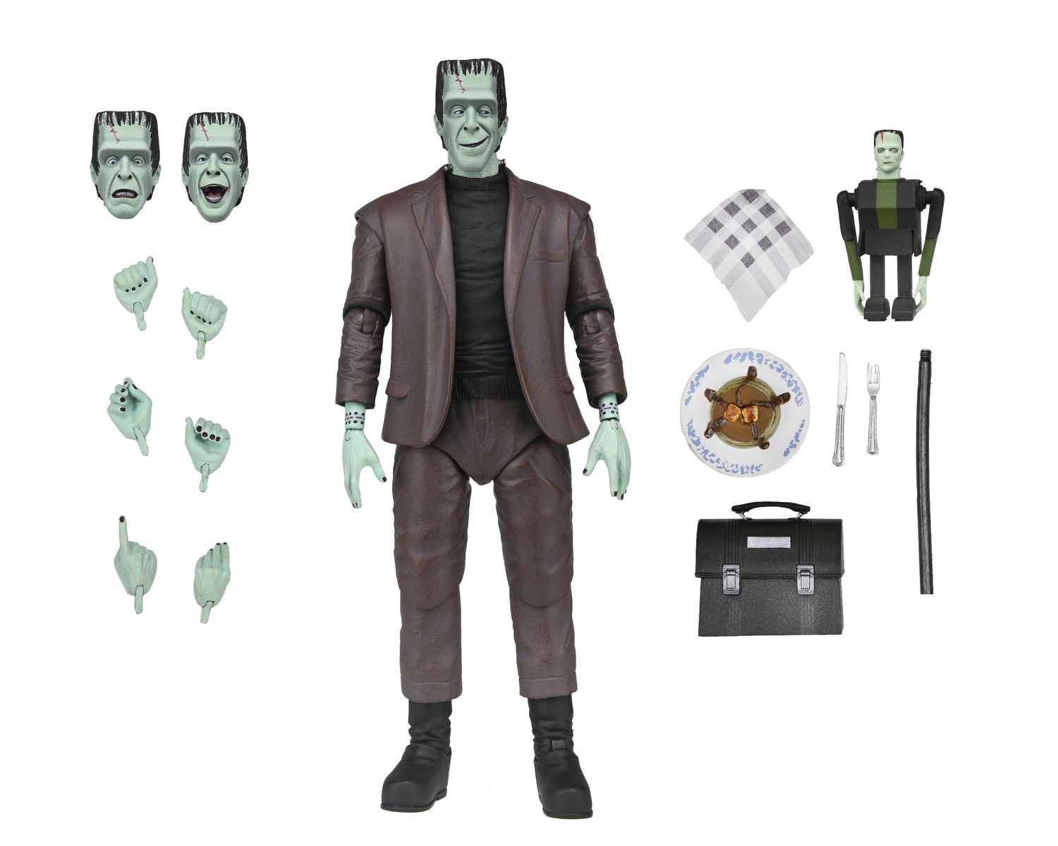 The  Munsters (TV Series) 7"H Herman Munster Action Figure by NECA