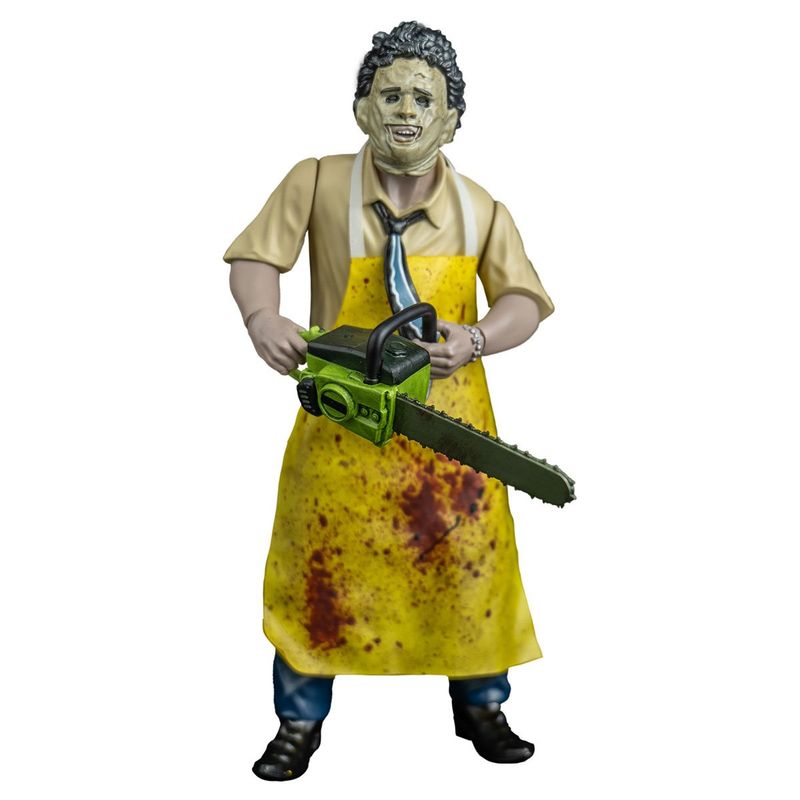 Texas Chainsaw Massacre 5"H Leatherface (Killing Mask) Action Figure - Saw Slingin' Leatherface