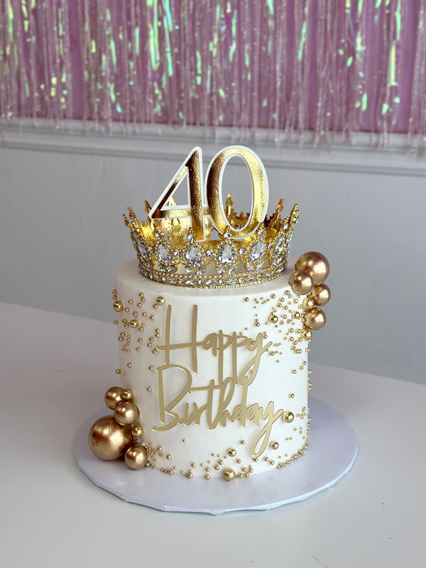 Royal Celebration Crown Cake