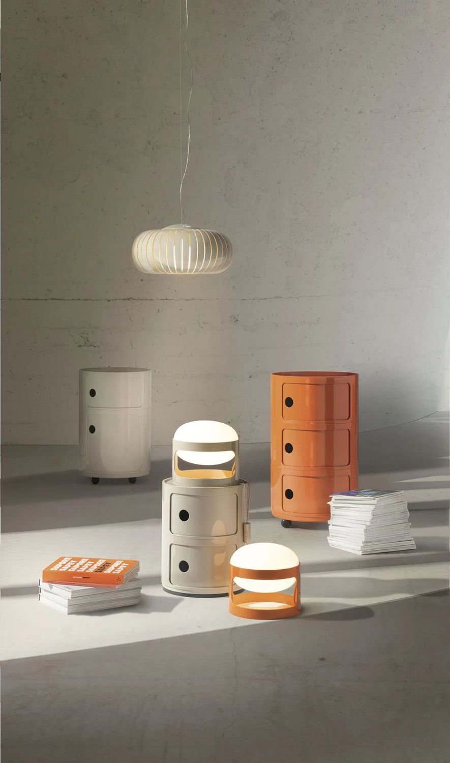 Kartell Mobile Contenitore Componibile New Big 2 elementi - Vari Colori Kartell Mobile Contenitore Componibile New Big 2 elementi - Vari Colori