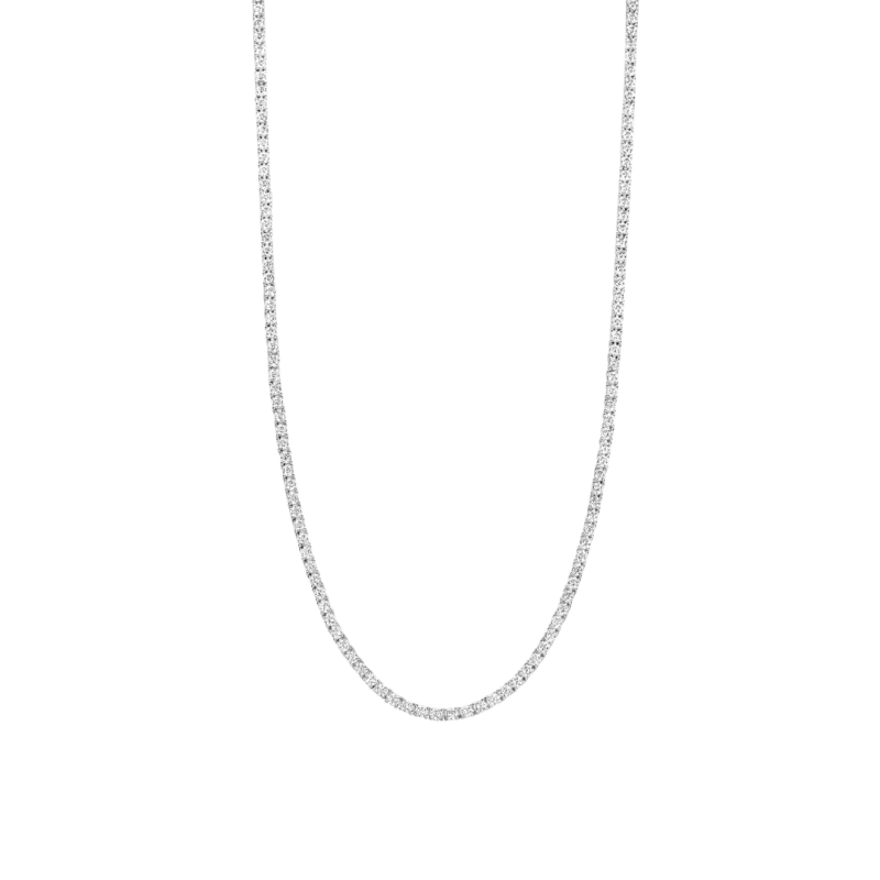 TI SENTO Milano | Collana girocollo tennis in argento 925 con zirconi