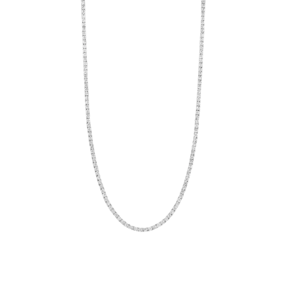 TI SENTO Milano | Collana girocollo tennis in argento 925 con zirconi