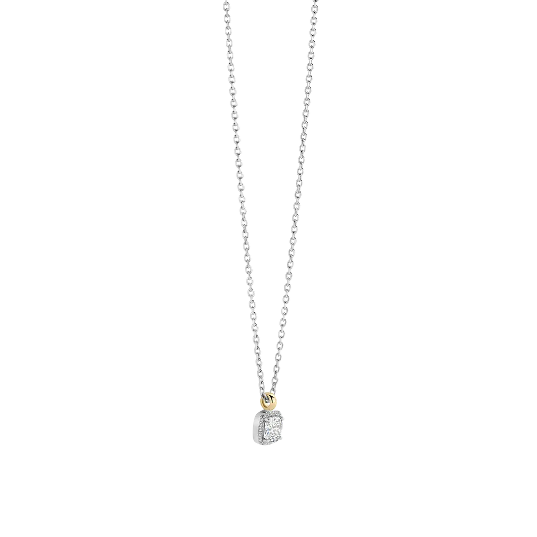 TI SENTO Milano | Collana in argento 925 con zirconi pavè