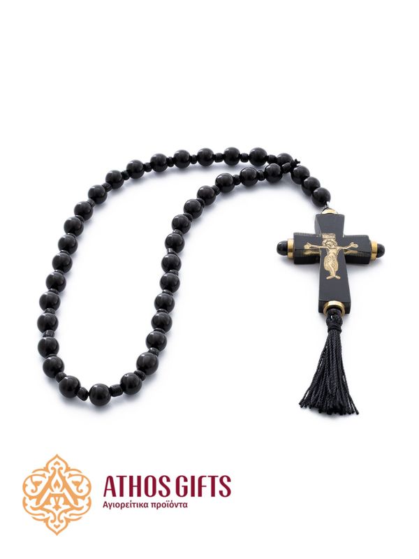 Rearview mirror pendant for a car with a relief metal image of the Crucifixion of Our Lord Jesus Christ