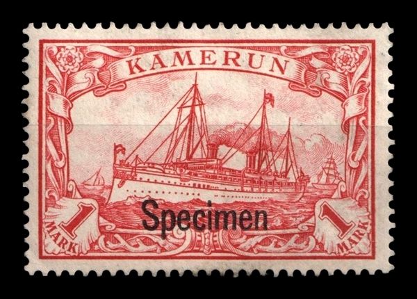 1900 CAMEROON, 1m CARMINE ROSE, Mi.16sp, MNH