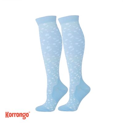 COMPRESION BAJA FLORES CELESTE