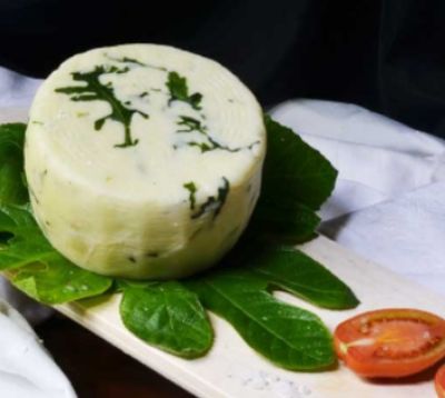 Formaggio Pecorino FRESCO CON RUCOLA Formaggio Pecorino FRESCO CON RUCOLA