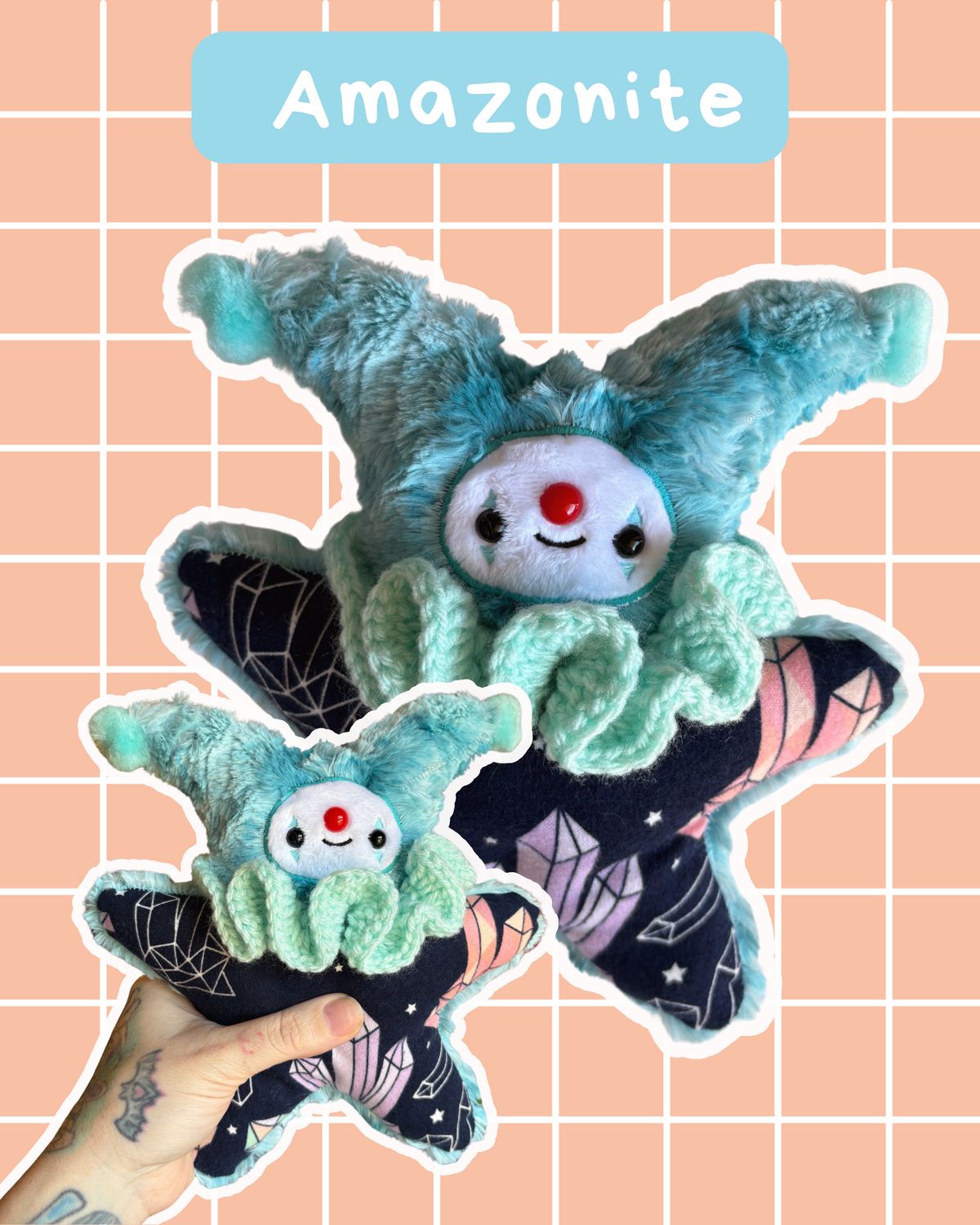 Amazonite the Jester Stress Plush