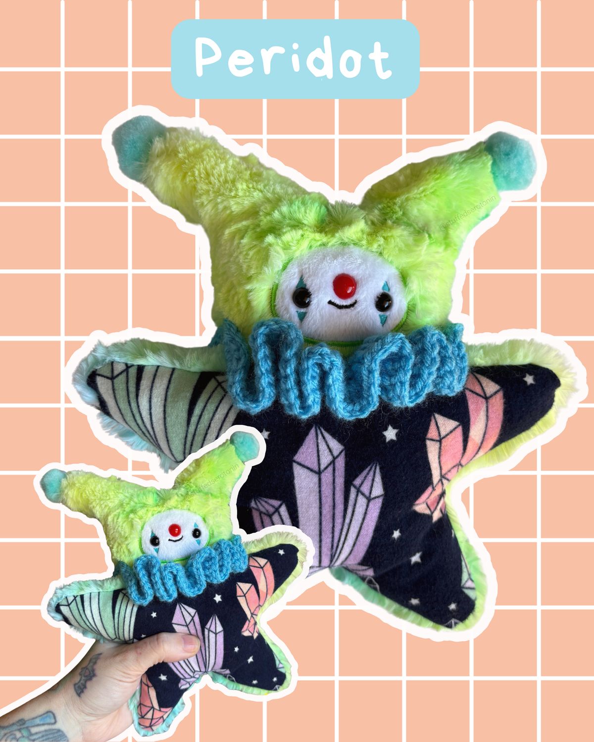 Peridot the Jester Stress Plush