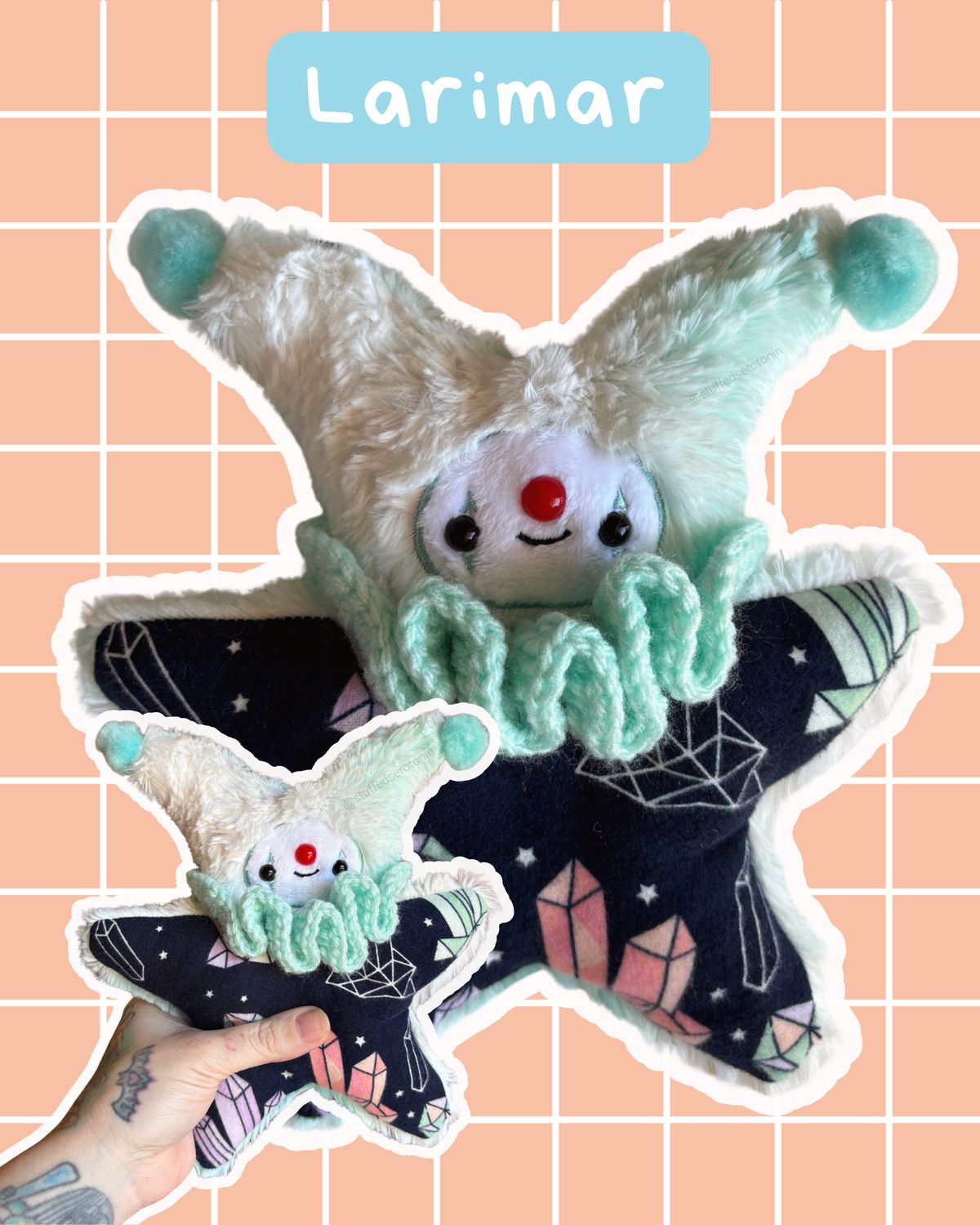 Larimar the Jester Stress Plush