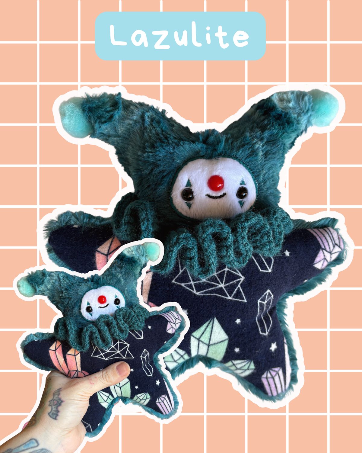 Lazulite the Jester Stress Plush