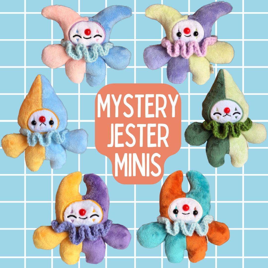 [PREORDER] Mystery Jester Mini Plush (or keychain)