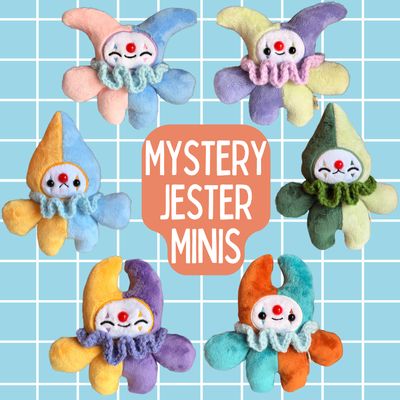 [PREORDER] Mystery Jester Mini Plush (or keychain)