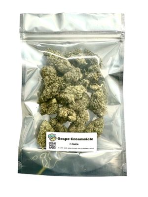 Grape Creamsicle ounce deal in Family Za weed delivery packaging