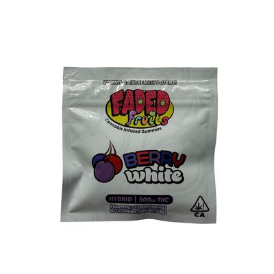 Faded Fruits Gummies | Berry White | Hybrid | 50MG | 500MG Faded Fruits Gummies | Berry White | Hybrid | 50MG | 500MG