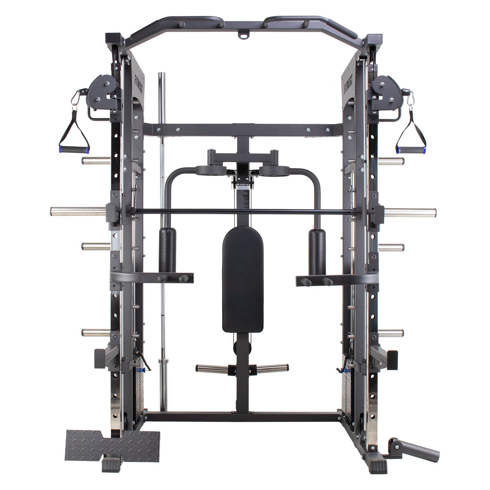 Smith machine/Multipower Semi Pro S3000 con 2x100 kg columnas de peso