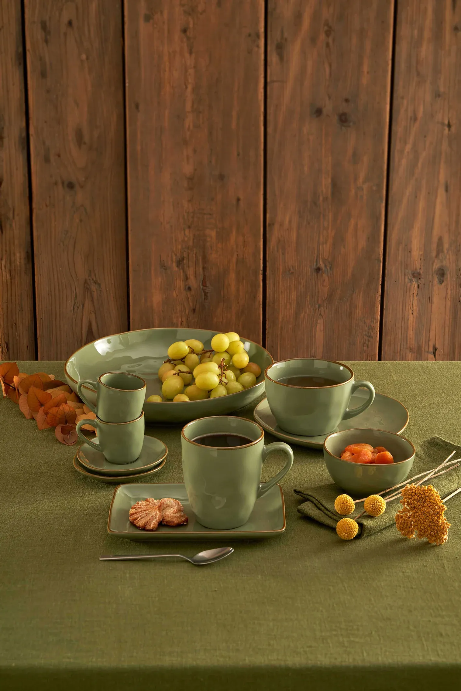 Coppetta Concerto verde oliva Ø 11 cm