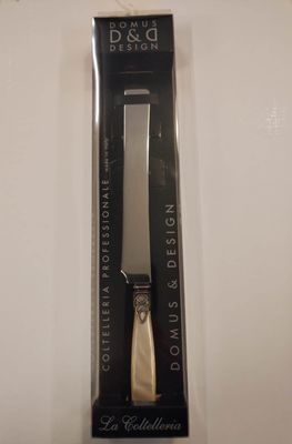 Coltello pane gioiello ghiera antica champagne perlato Coltello pane gioiello ghiera antica champagne perlato