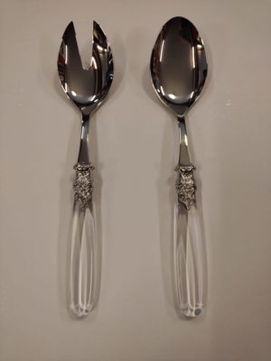 Coppia insalata paris ghiera lucida traparente