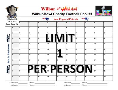 Metalphant Wilbur-Bowl 2026 Charity Football Pool #1 “The Wil-bird Easter house!” (USA ONLY) - LIMIT 1 PER PERSON!!!