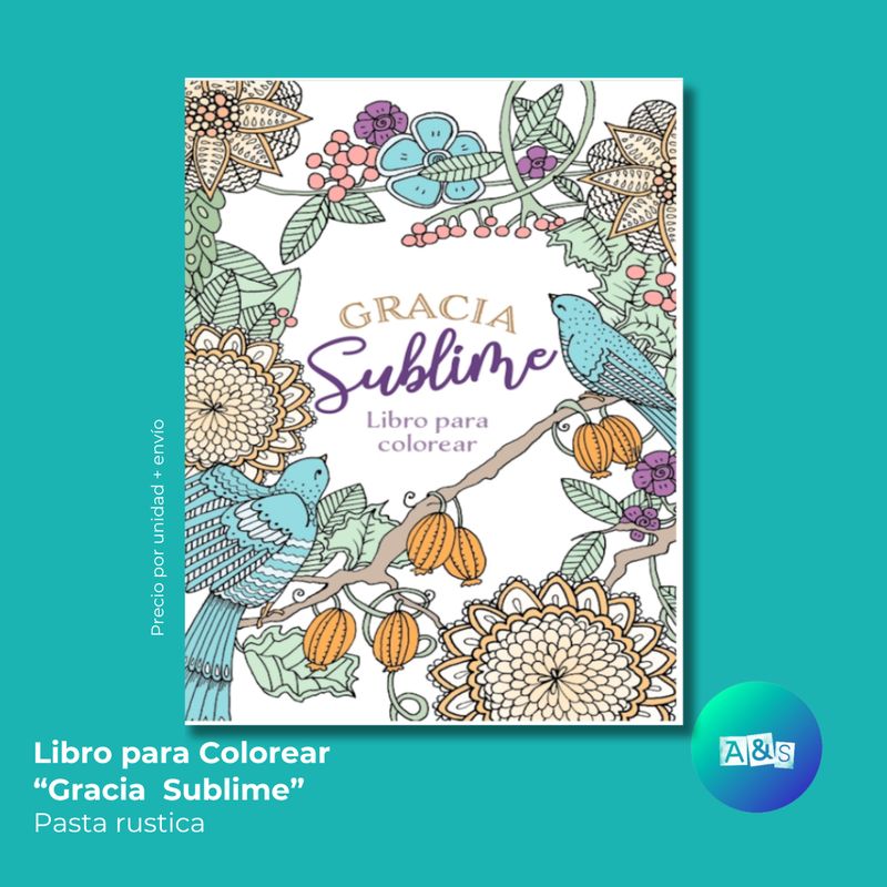 Libro para Colorear "Gracia Sublime"