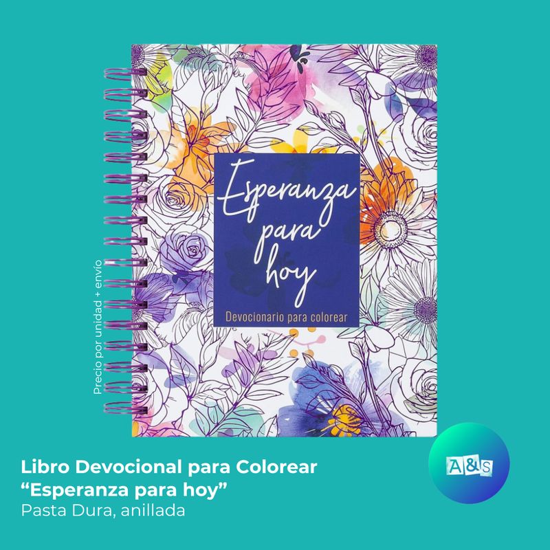 Libro DEVOCIONAL para Colorear "Esperanza para HOY"