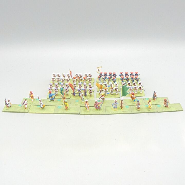 Grade D - Minifigs/Essex Miniatures - C18th India - Maratha Regular Infantry Brigade
