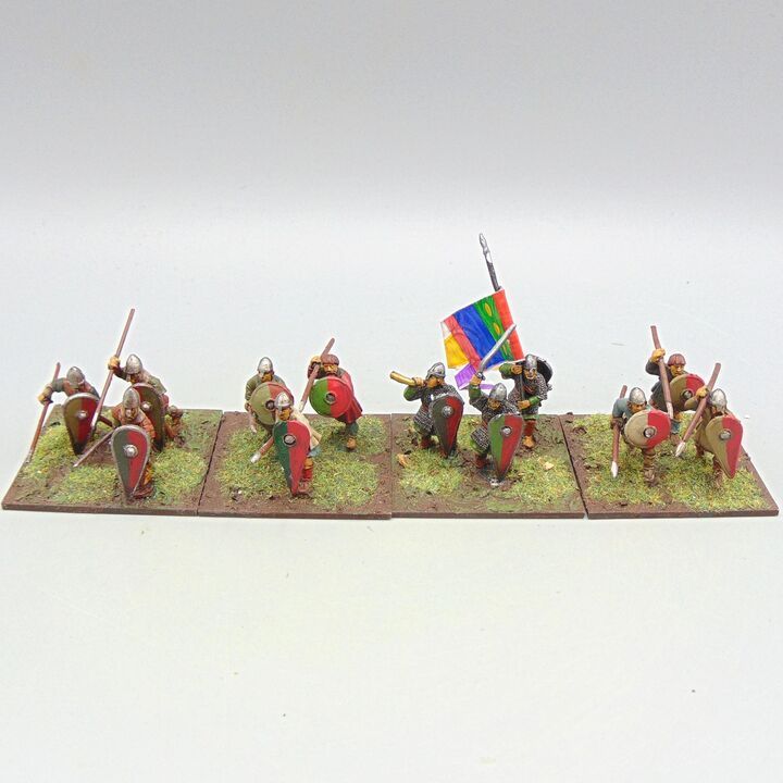 Grade E - Perry Miniatures - Dark Ages/Early Crusades - Unarmoured Norman or Crusader Infantry Unit Grade E - Perry Miniatures - Dark Ages/Early Crusades - Unarmoured Norman or Crusader Infantry Unit