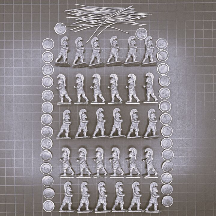 Minifigs, Ancient Greek: Hoplites in Corinthian Helmets