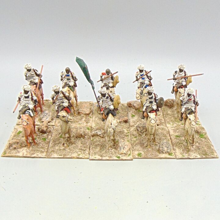Grade D - Essex Miniatures - Mahdist War - Ansar Warrior Unit on Camels