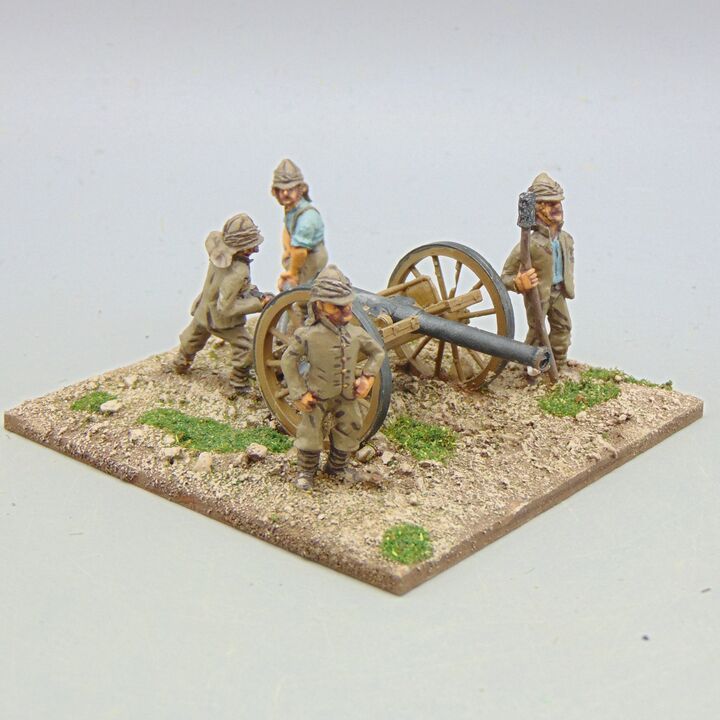 Grade D - Connoisseur Figures - Mahdist War - British Field Gun & Crew