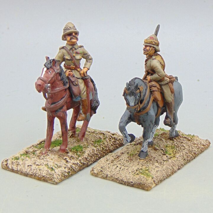 Grade D - Connoisseur Figures - Mahdist War - Mounted British Officers