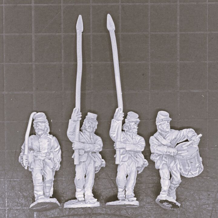 1st Corps Miniatures, ACW: Infantry Command in Kepis