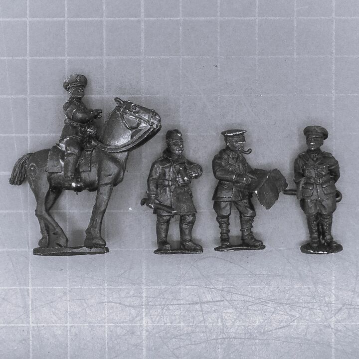 Great War Miniatures, WW1: Early War British Staff Officer Vignette