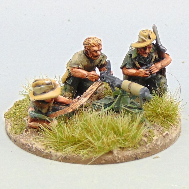 Grade C - Warlord Games - WW2, Burma - Allied Chindit HMG Team