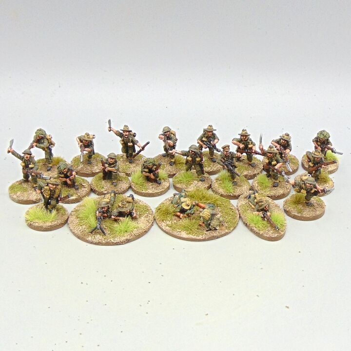 Grade C - Warlord Games - WW2, Burma - Allied Gurkha Unit