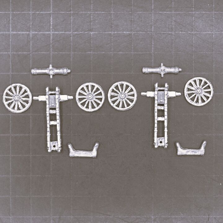 Campaign Game Miniatures, Napoleonic - Austrian 6lb Field Guns