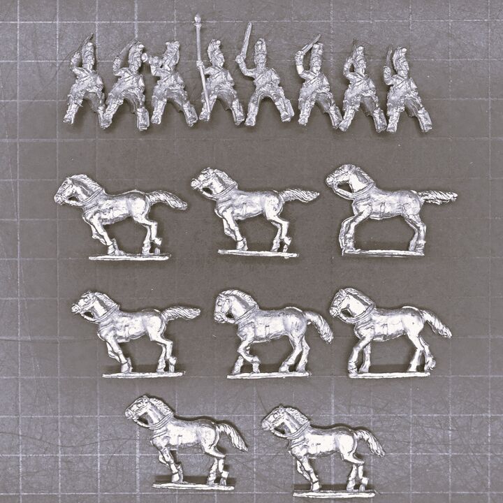 Campaign Game Miniatures, Napoleonic - British Household Cavalry Unit (Lifeguards)