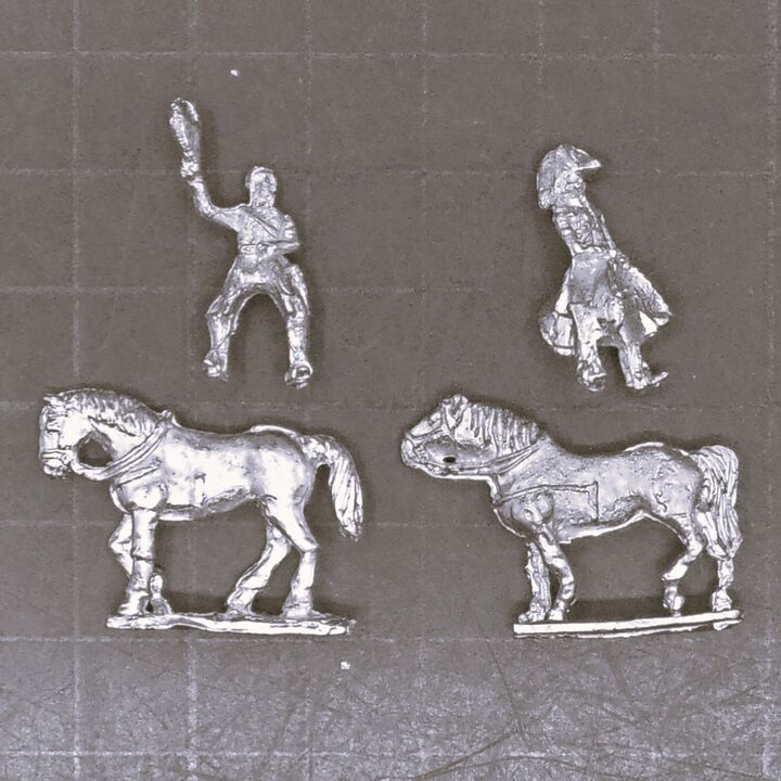 Campaign Game Miniatures, Napoleonic - Mounted French General & ADC