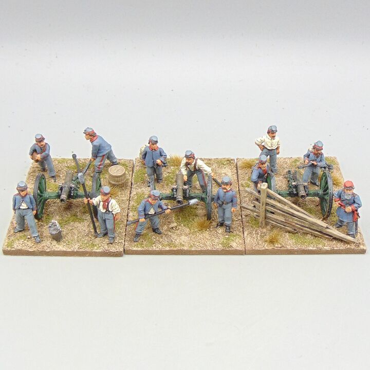 Grade C - Wargames Foundry - ACW - Confederate 12lb Howitzer Battery