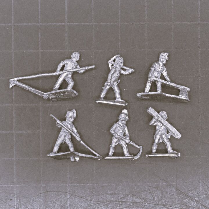 Minifigs, Napoleonic: Generic Pontoon Bridge Workers