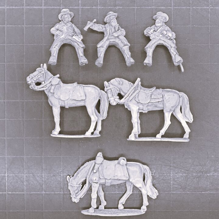 Perry Miniatures, ACW: Mounted Confederate Generals - Lee, Longstreet & Hood