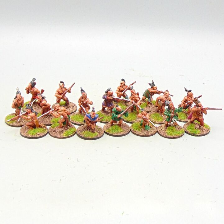 Grade D - Old Glory Corp. - FIW/AWI - Woodland Indians with Muskets Grade D - Old Glory Corp. - FIW/AWI - Woodland Indians with Muskets