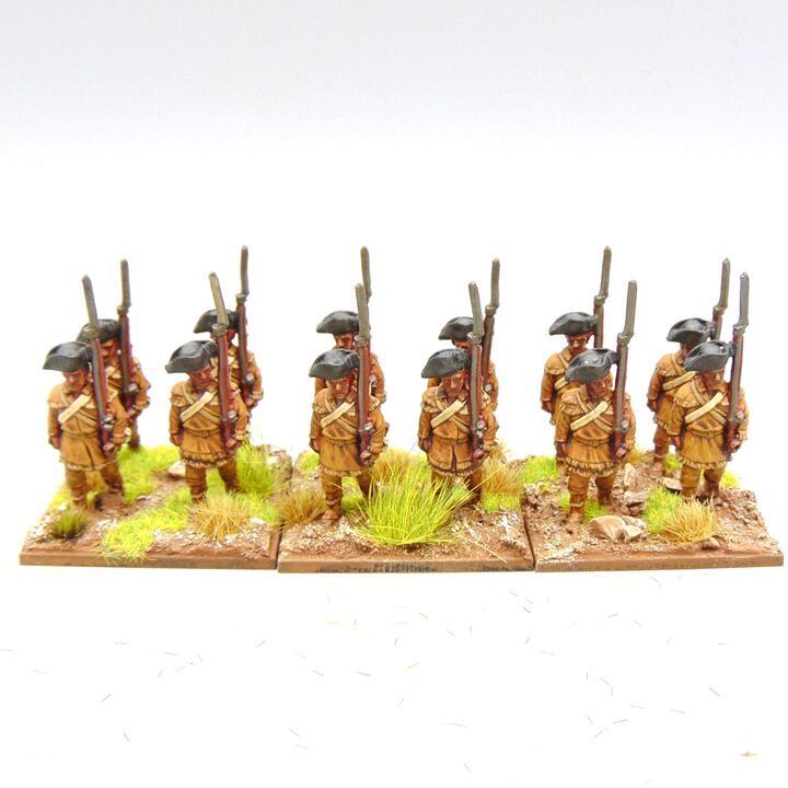 Grade D - Perry Miniatures - AWI - US Infantry in Hunting Shirts Grade D - Perry Miniatures - AWI - US Infantry in Hunting Shirts