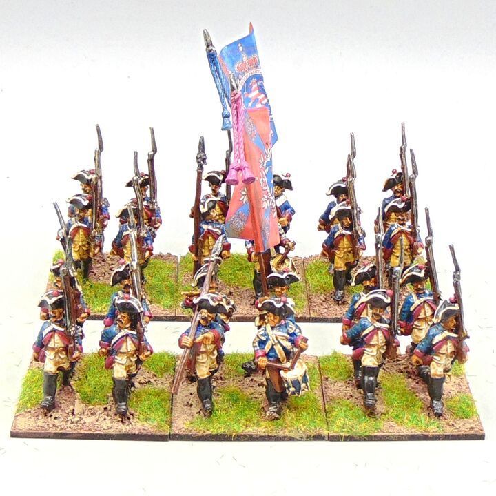 Grade D - Old Glory Corp. - AWI - Hesse Cassell Line Infantry Units Grade D - Old Glory Corp. - AWI - Hesse Cassell Line Infantry Units
